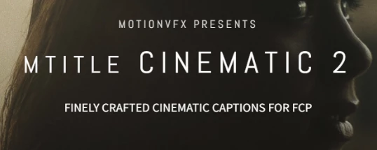 motionVFX MTITLE CINEMATIC 2 Cover