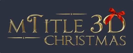 mTitle 3D Christmas Cover