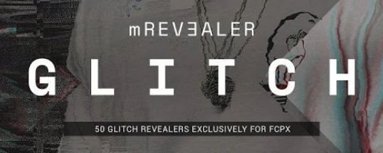 motionVFX mRevealer Glitch Cover